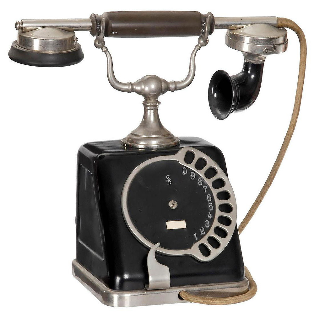 Siemens and Halske early dial telephone