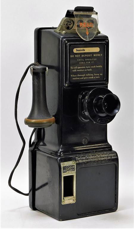 Gray / Western Electric Model 50 Pay Phone