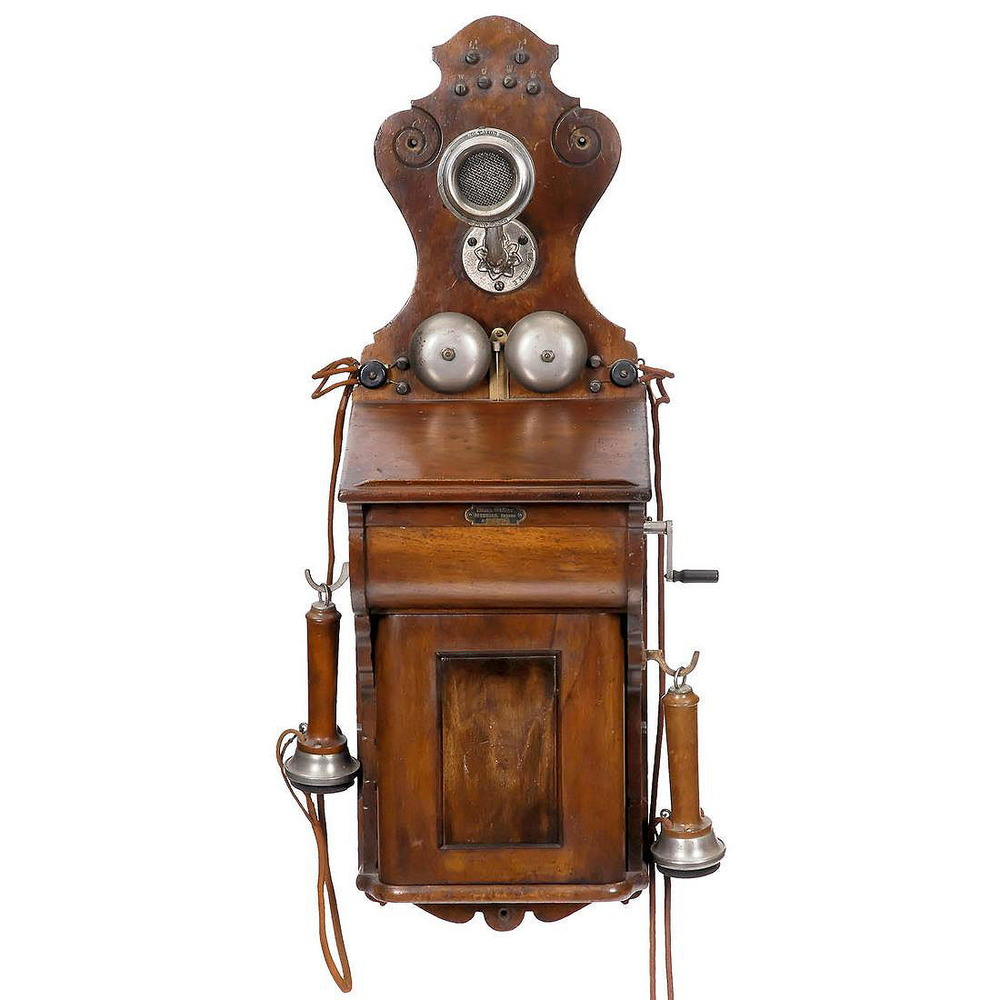 Bavarian Wall Telephone by Wetzer
