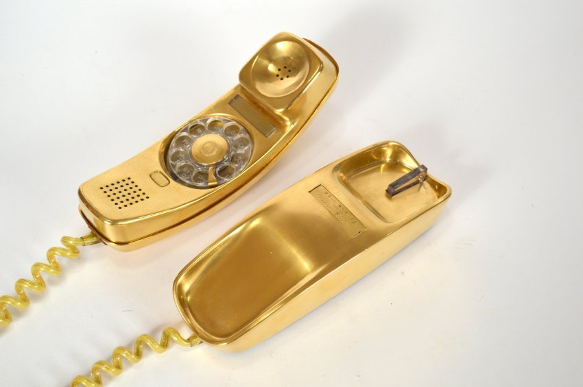 Commemorative gold 'millionth Trimline phone’