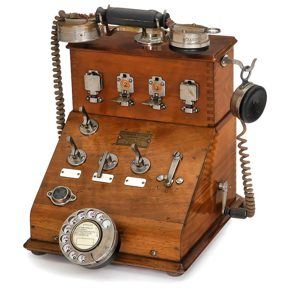Small French telephone exchange