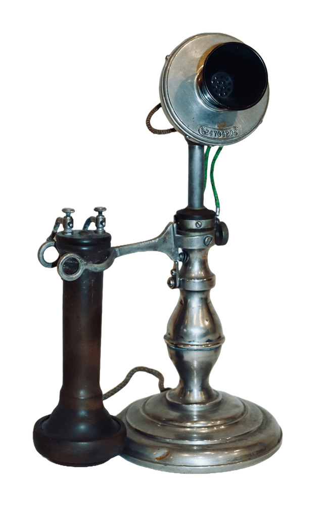Western Electric No. 3A long distance potbelly desk set