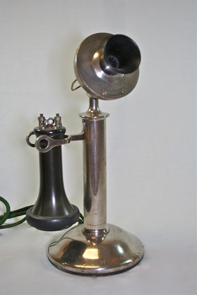 Western Electric No. 20-B straight shaft with "hershey kiss" transmitter mount