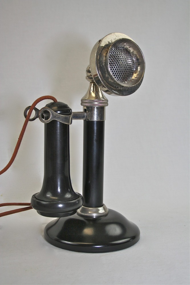Stromberg Carlson straight shaft with Tri-State Tel & Tel Co. transmitter