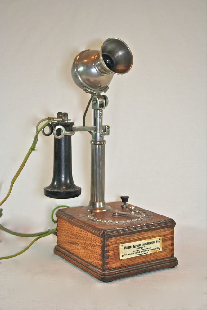 Wilhelm Telephone Mfg. Co. No. 9 portable desk set