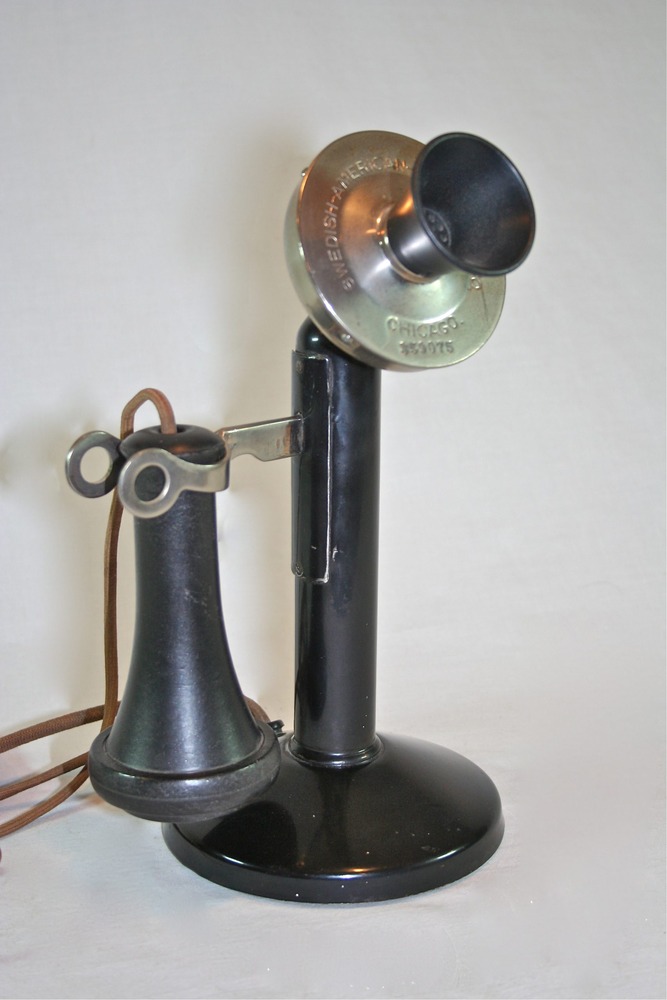 Swedish American Telephone Co. No. 75 Desk Set