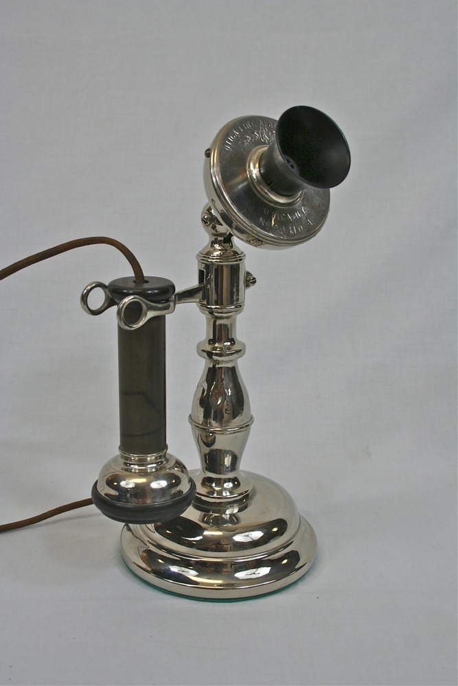 Utica Fire Alarm Telegraph Company potbelly desk set