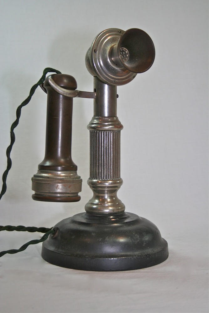 Stromberg-Carlson "roman column" desk set
