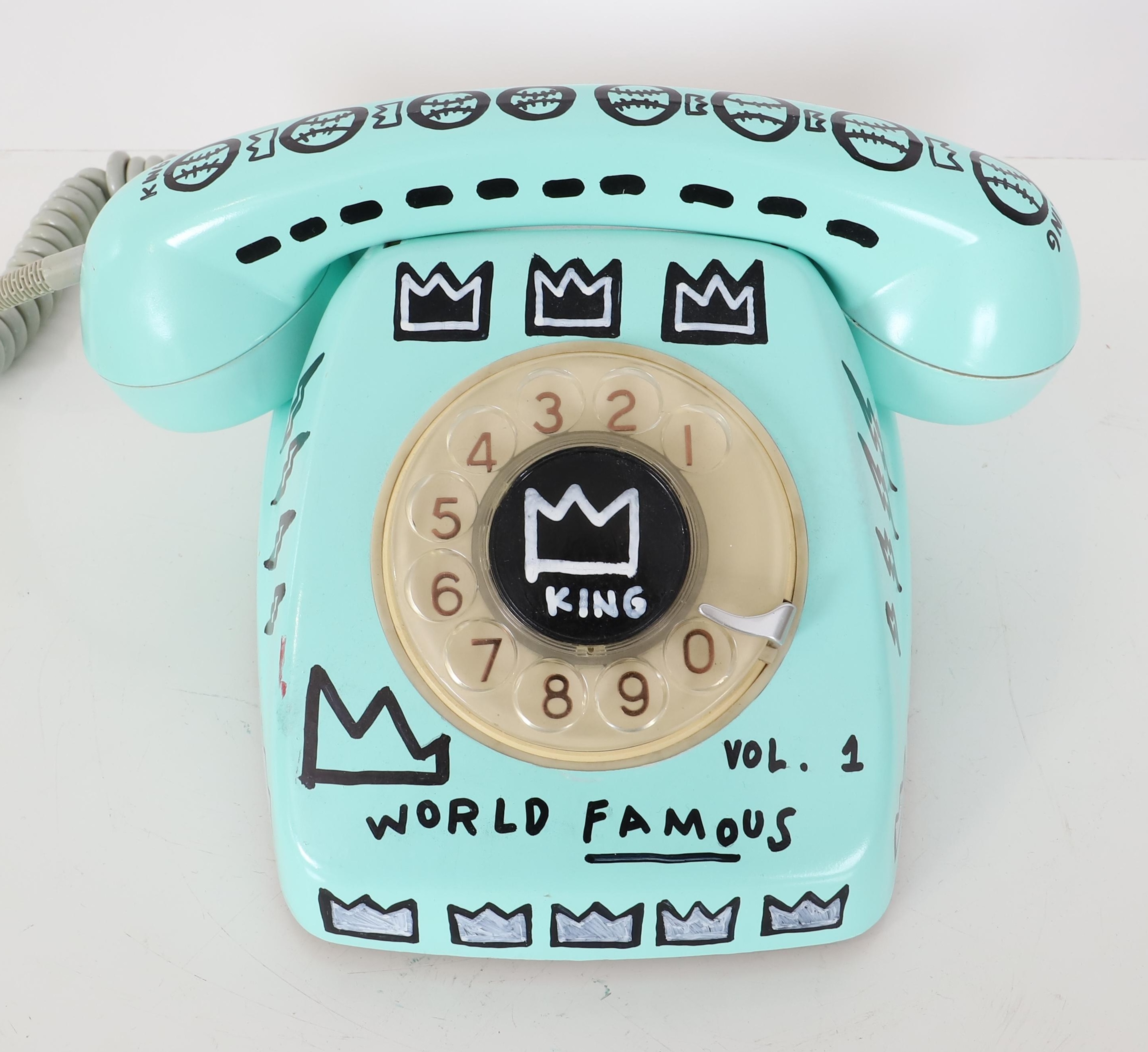 Jean-Michel Basquiat Painted Siemens 611