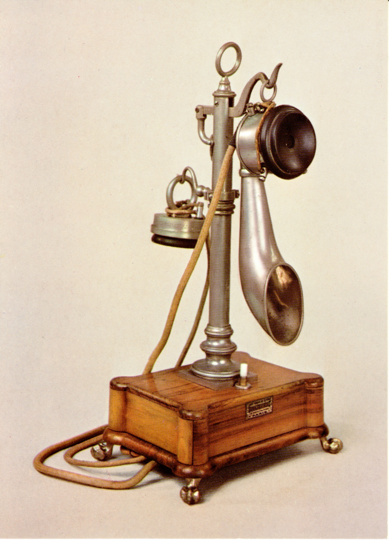 Early French Ice Cream Scoop Desk Phone