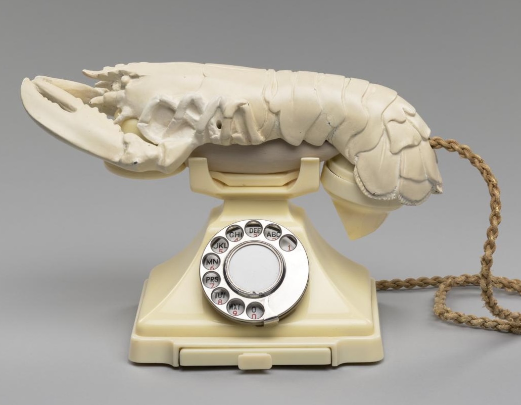 Salvadore Dali Lobster Telephone: White Version