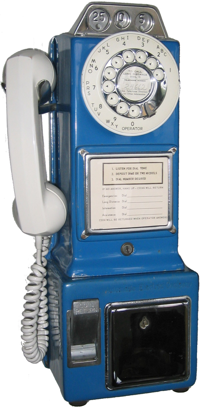 AE Three-Slot Payphone