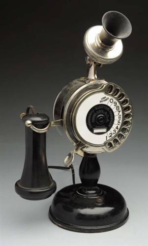 Strowger 11-Digit Set With Black Base