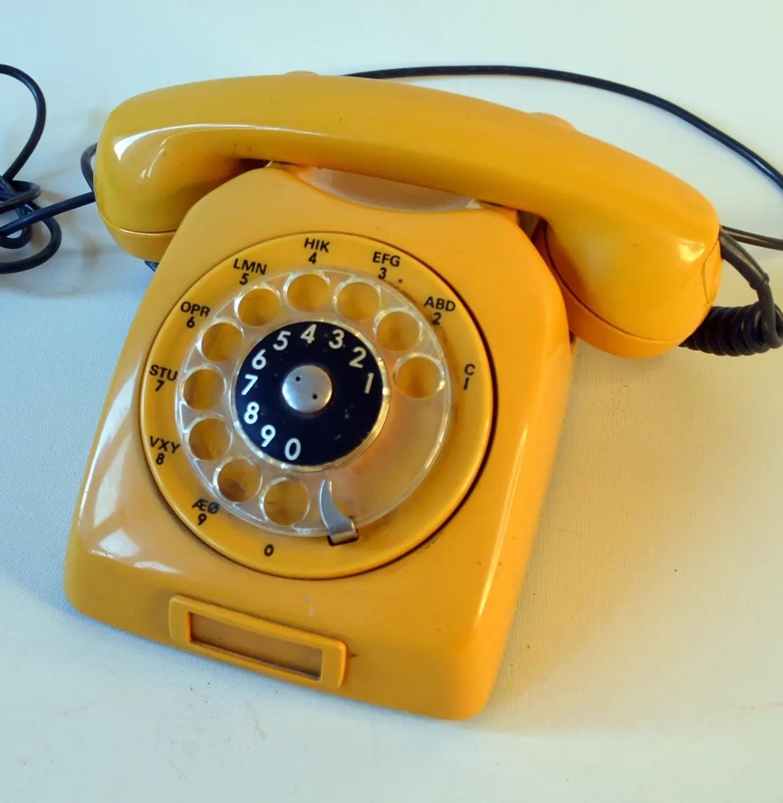 Yellow Dialog Phone