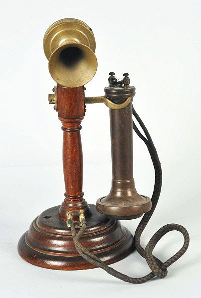 Ericsson wooden candlestick