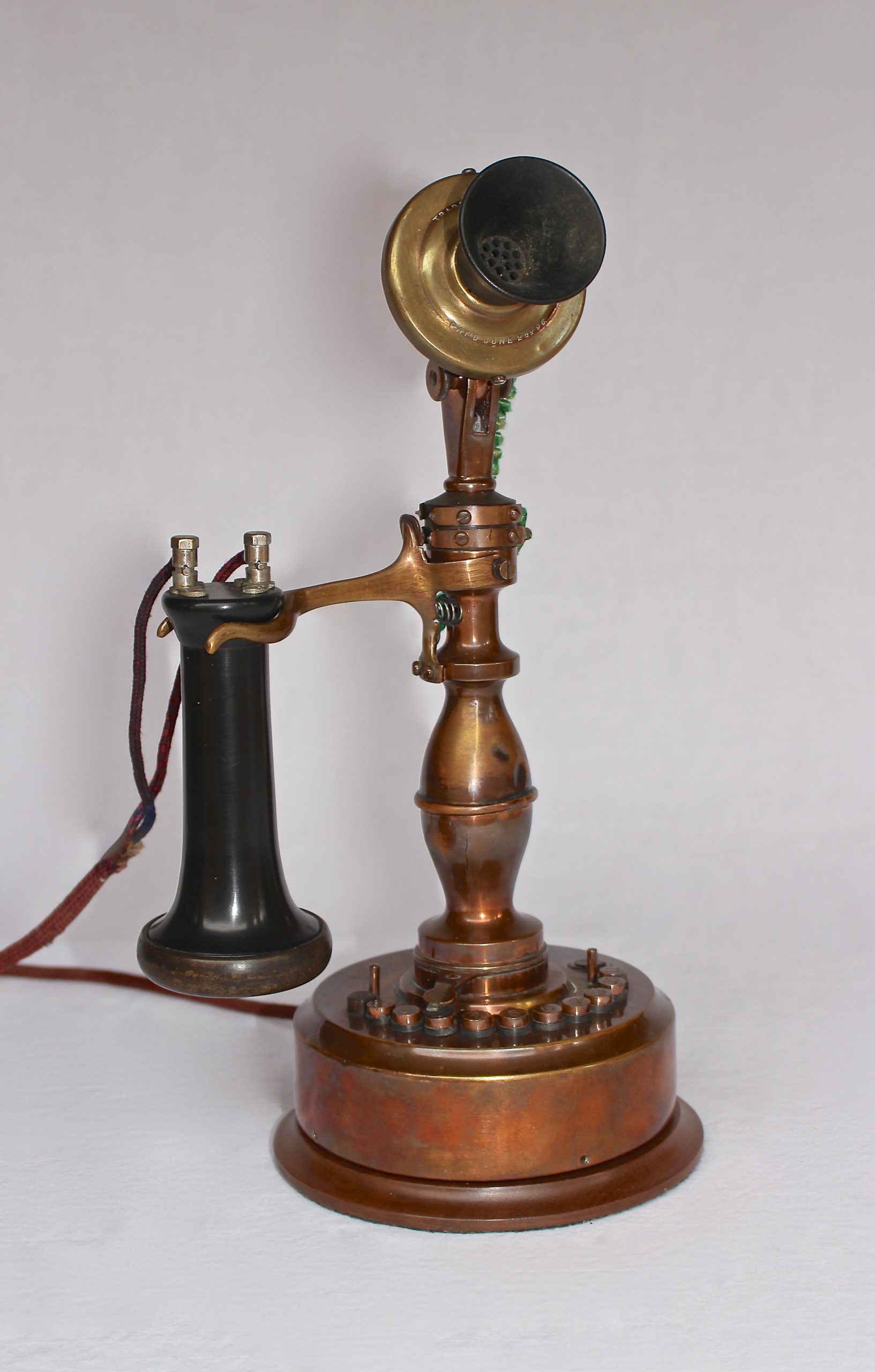 Phoenix Electric Telephone Co. Potbelly Desk Set