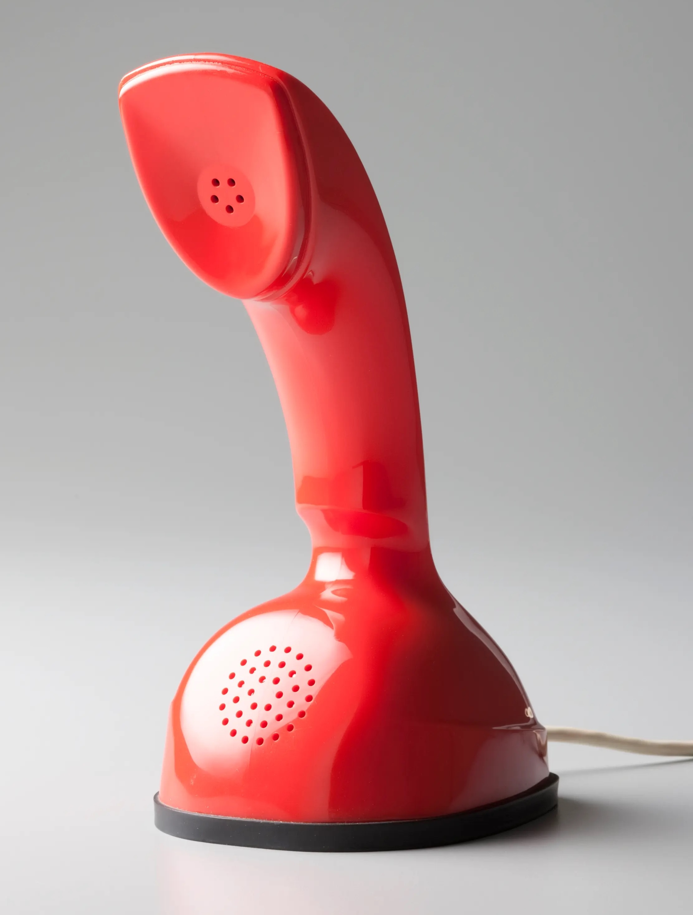 Cream Pushbutton Phone