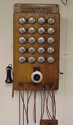 Western Electric 10-Station Wall Switchboard