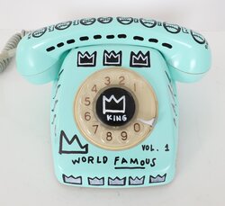 Jean-Michel Basquiat Painted Siemens 611