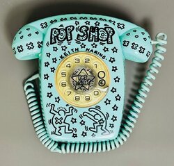 Keith Haring Pop Shop Siemens 611 Wall Phone