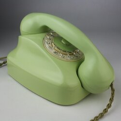 Green Siemens 1950s Phone