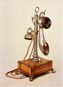 Early French Ice Cream Scoop Desk Phone
