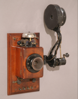 Thomas Edison Chalk Telephone