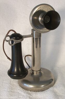 Nickel Candlestick Pat'd 1901