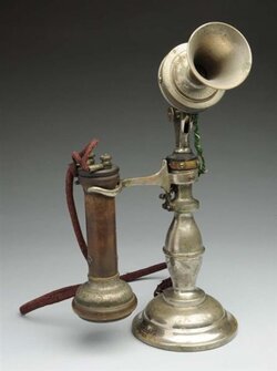 L.M. Ericsson & Co. potbelly desk set