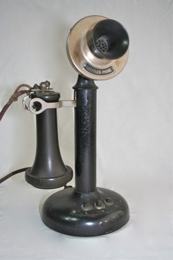 Loeffler Phone Co. 3 button desk set