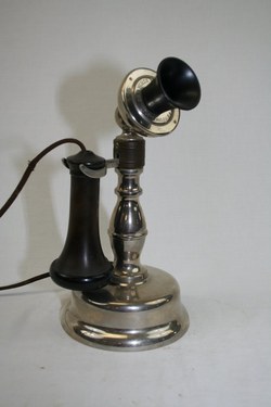 North Electric Co. Type F potbelly desk set