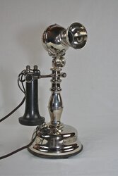 Wilhelm Telephone Mfg. Co. Potbelly Desk Set