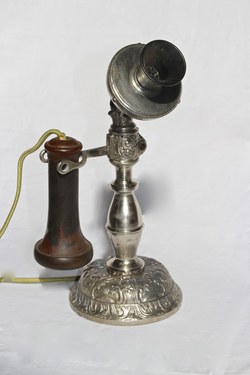 Russell-Tomlinson Electric Co. potbelly desk set
