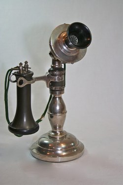 Eureka Electric Co. potbelly desk set