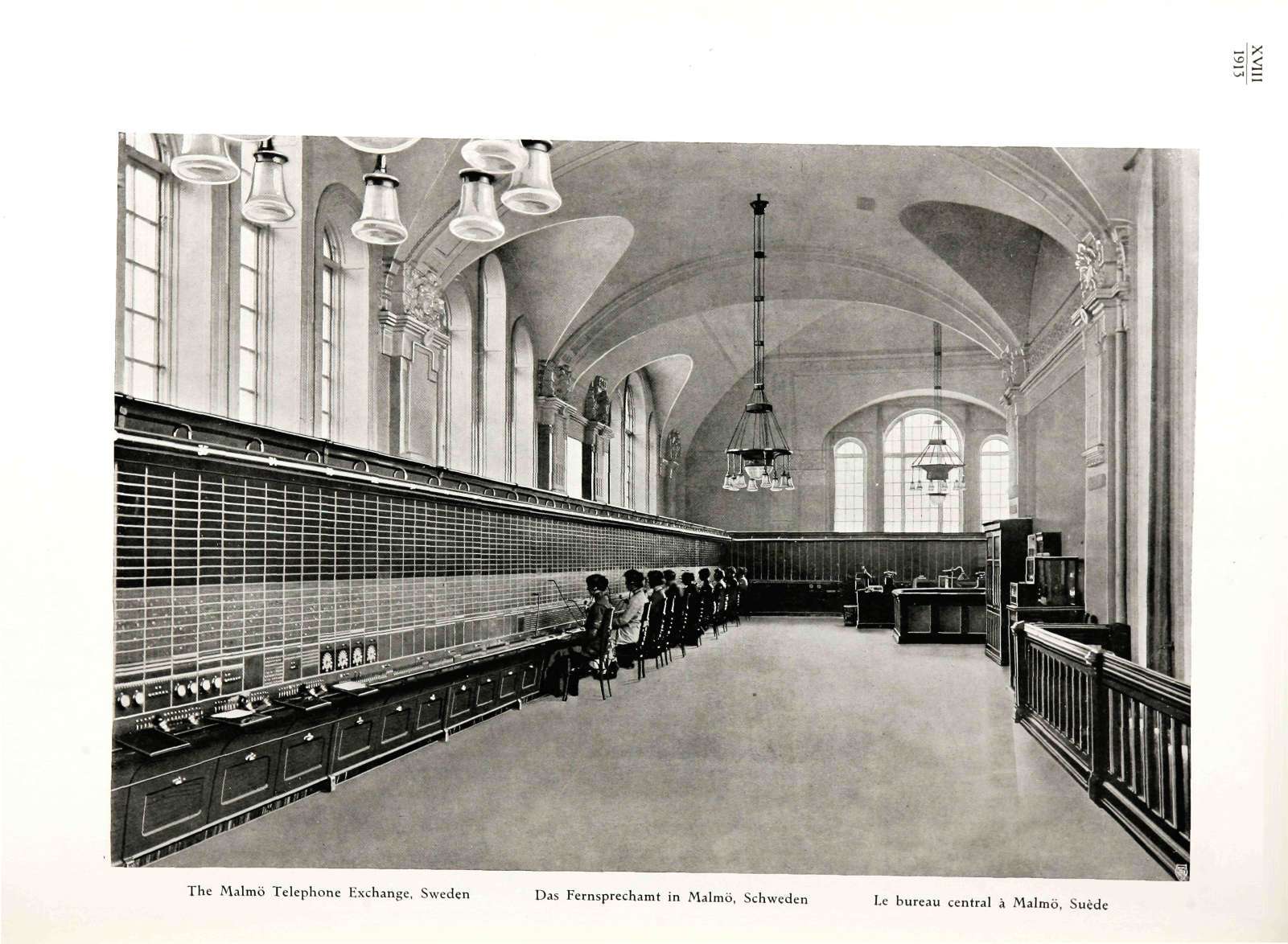 Telephone Exchanges of the World, 1913