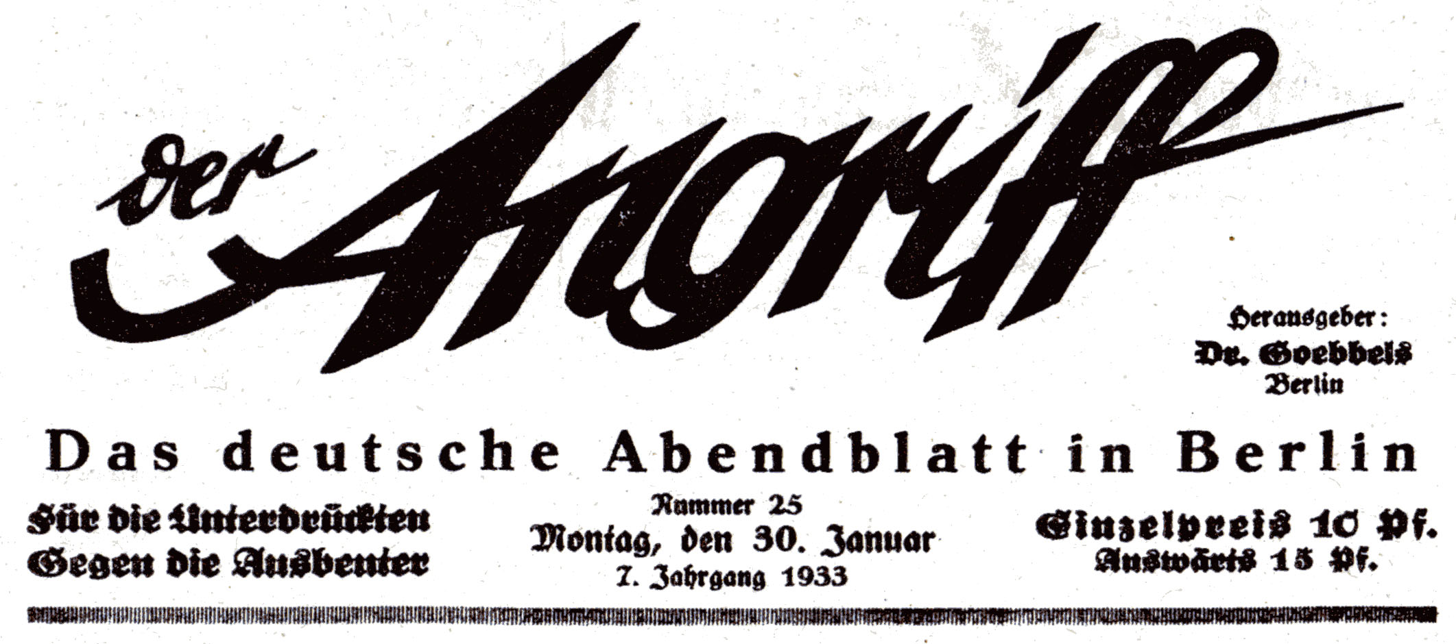 With encouragement from Siemens and Halske, Nazis launch anti-semitic campaign against (and ultimately seizure of) Jewish-owned Fuld & Co.