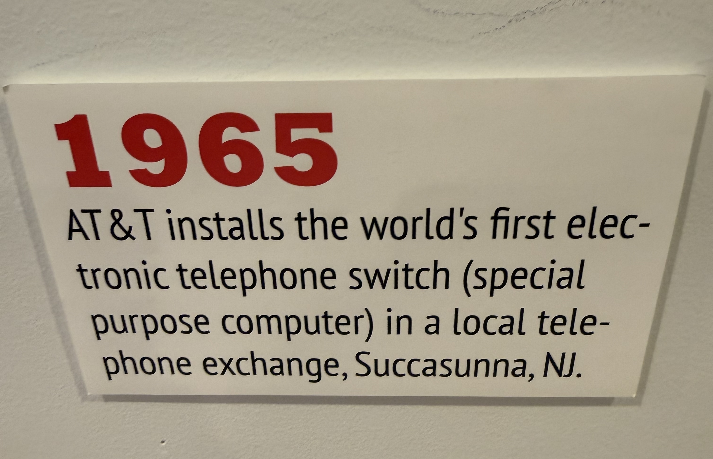 World's first electronic telephone switch installed