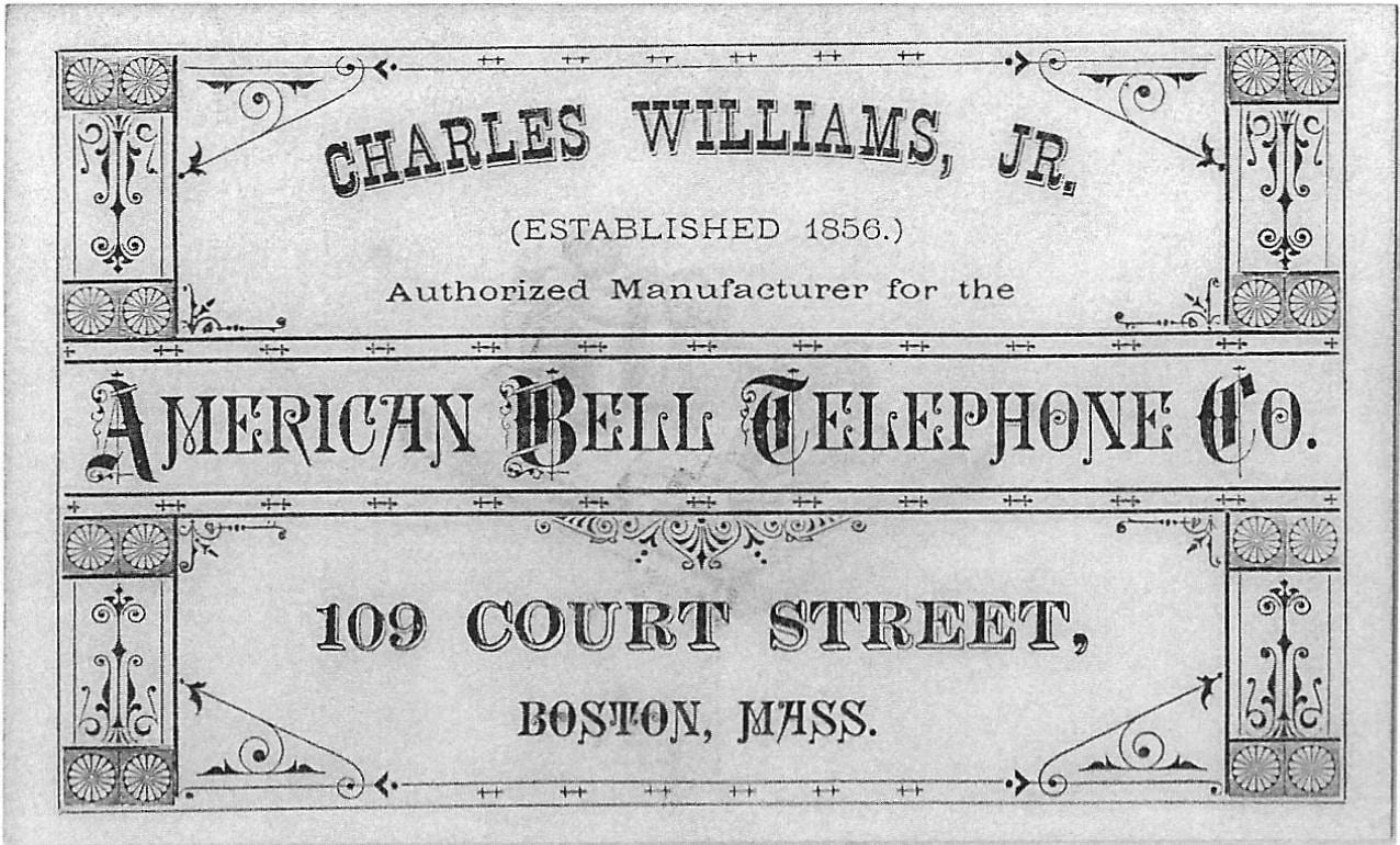 Charles Williams Jr / Am Bell ad