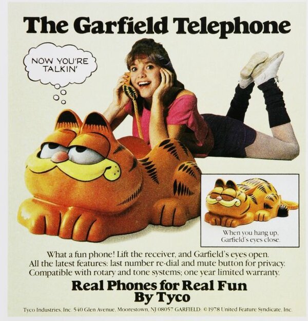 Garfield phone ad