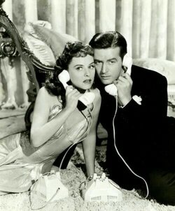 Paulette Goddard and Ray Milland movie promo photo