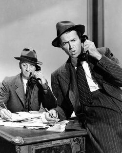 James Stewart and Ned Sparks
