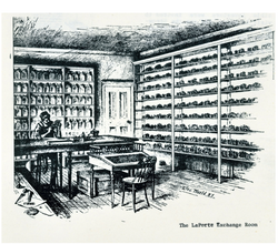 First Strowger automatic exchange opens (in LaPorte, Indiana)