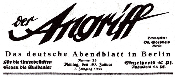With encouragement from Siemens and Halske, Nazis launch anti-semitic campaign against (and ultimately seizure of) Jewish-owned Fuld & Co.