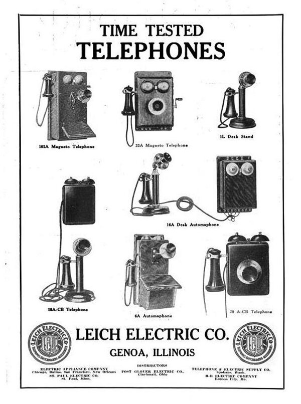 Leich Telephones Ad