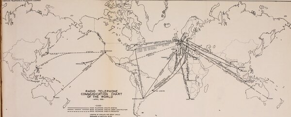 AT&T World Radio Telephone Chart