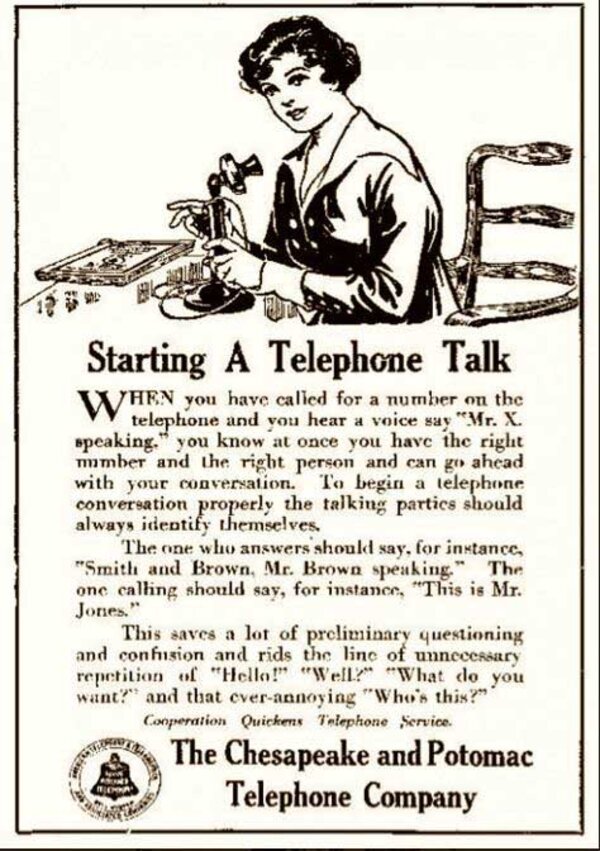 Starting a Telephone Talk