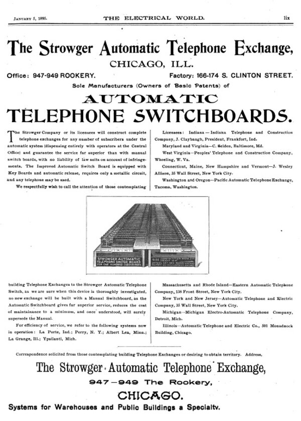 Strowger Ad